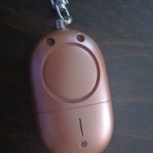 Rose Gold Personal Alarm Keychain